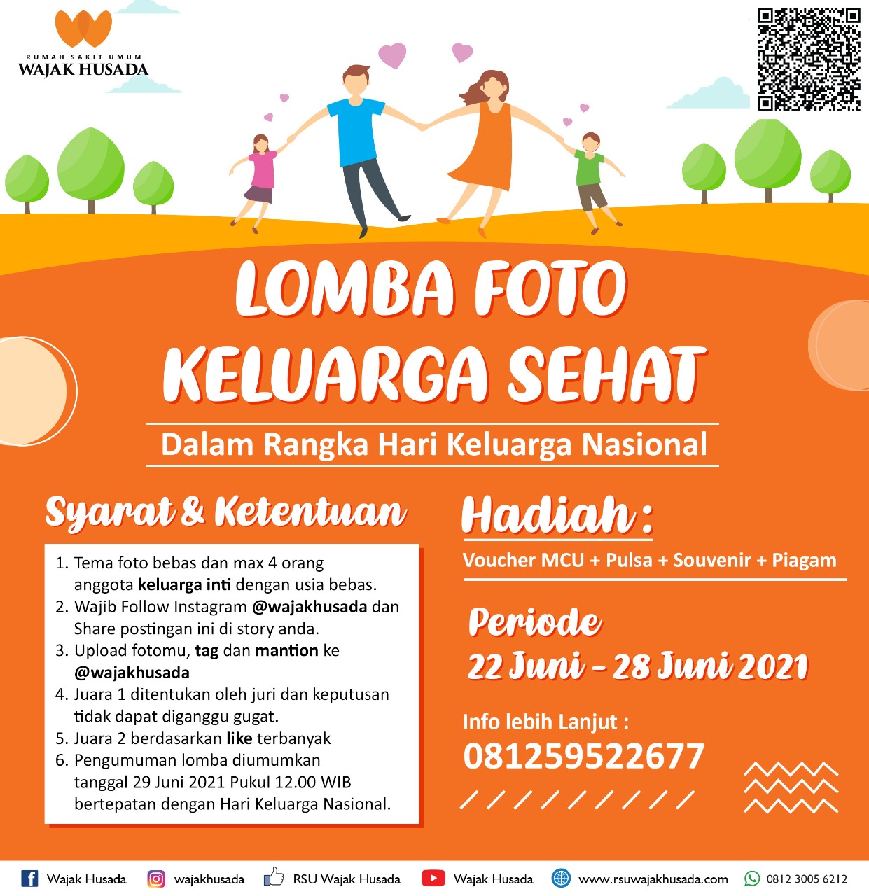 LOMBA FOTO KELUARGA SEHAT 2021 DALAM RANGKA MENYAMBUT HARI KELUARGA NASIONAL
